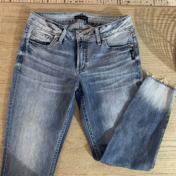 Silver Jeans - Elise Skinny Crop - Size 27/25 - Picture 1 of 11